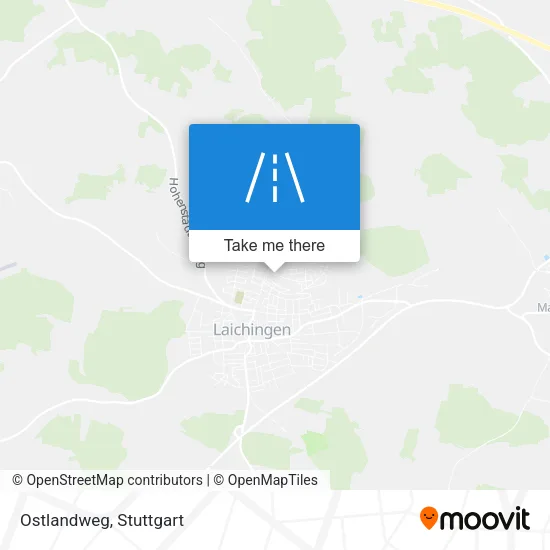 Ostlandweg map