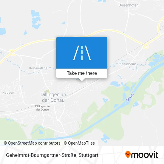 Карта Geheimrat-Baumgartner-Straße