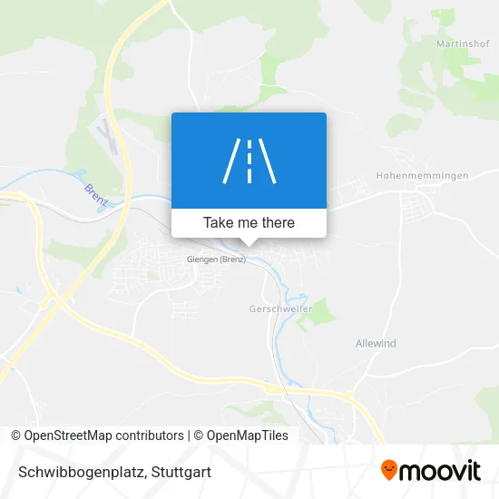Карта Schwibbogenplatz