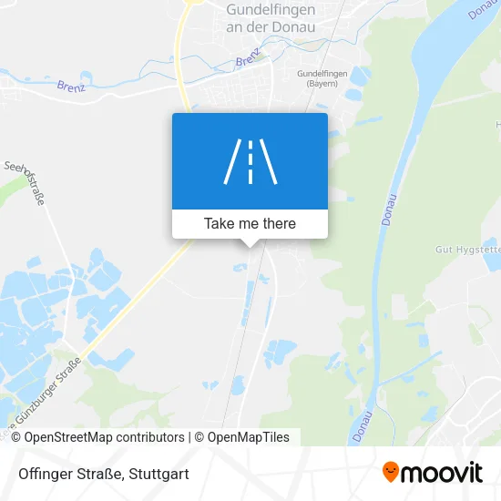 Карта Offinger Straße