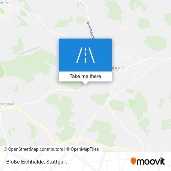 Bloße Eichhalde map