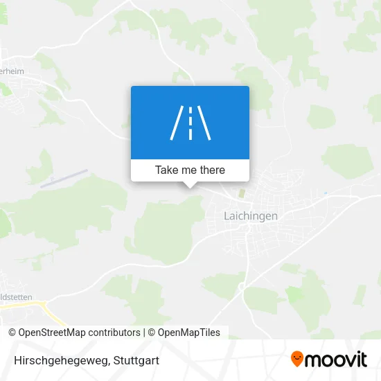 Карта Hirschgehegeweg