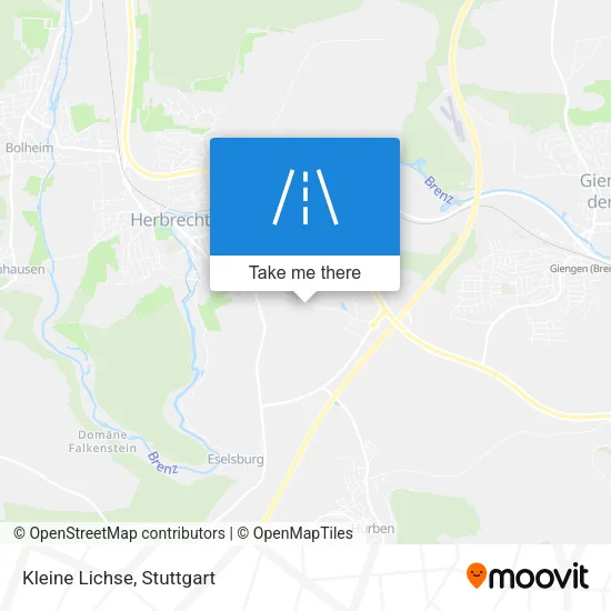 Kleine Lichse map