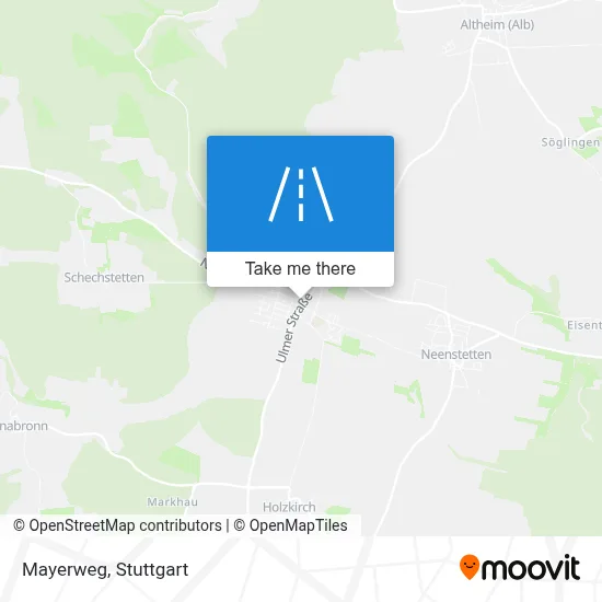 Mayerweg map