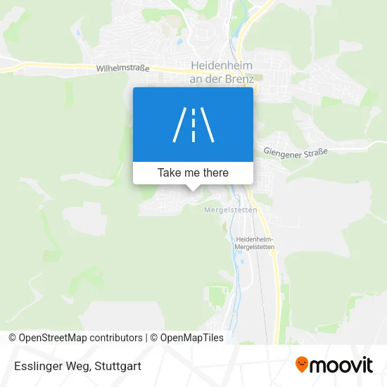 Карта Esslinger Weg