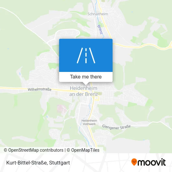Карта Kurt-Bittel-Straße