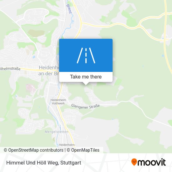 Himmel Und Höll Weg map