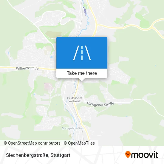 Карта Siechenbergstraße