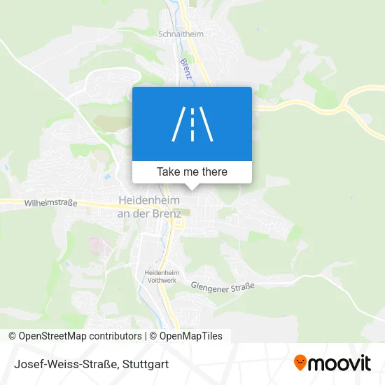 Карта Josef-Weiss-Straße
