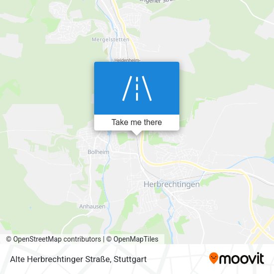 Alte Herbrechtinger Straße map