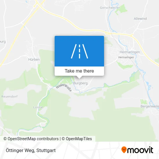 Карта Öttinger Weg