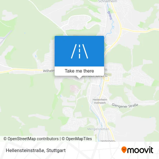 Карта Hellensteinstraße