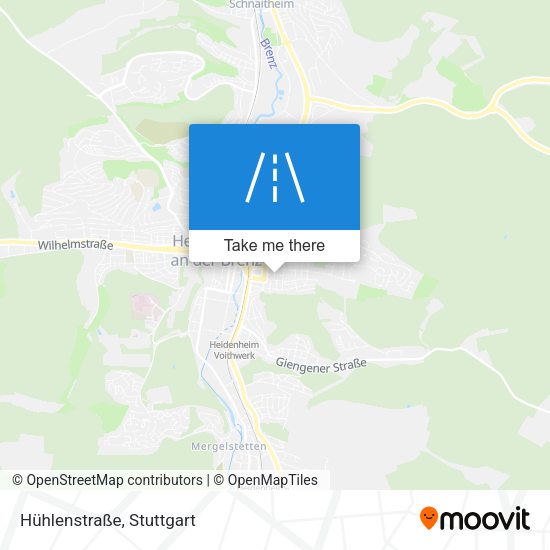 Hühlenstraße map