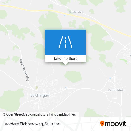 Vordere Eichbergweg map