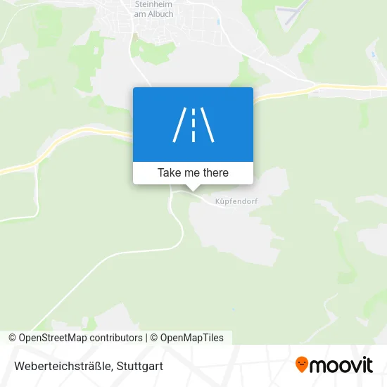 Карта Weberteichsträßle