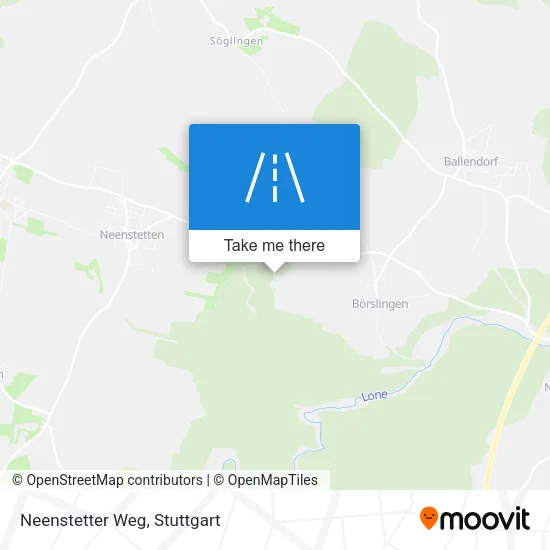 Карта Neenstetter Weg
