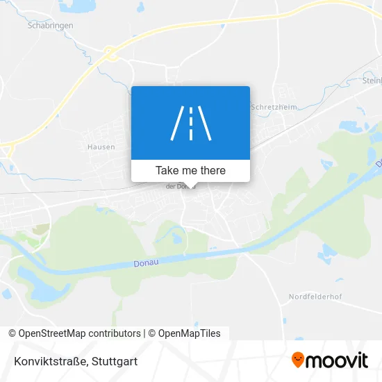 Карта Konviktstraße