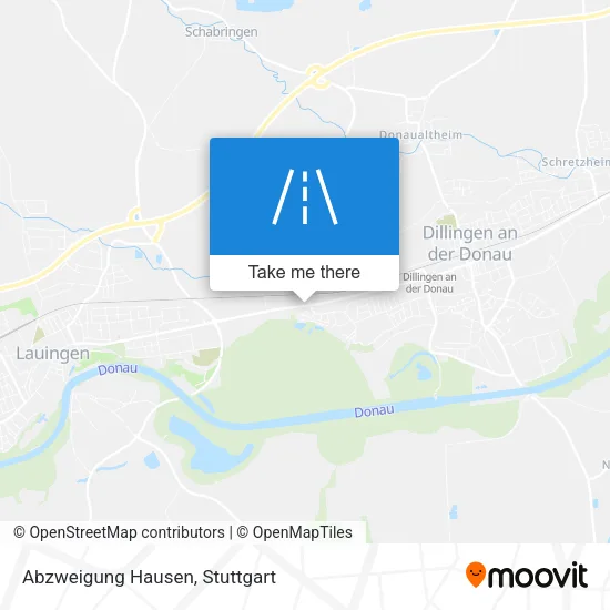 Карта Abzweigung Hausen