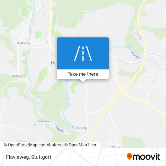 Карта Flaviaweg