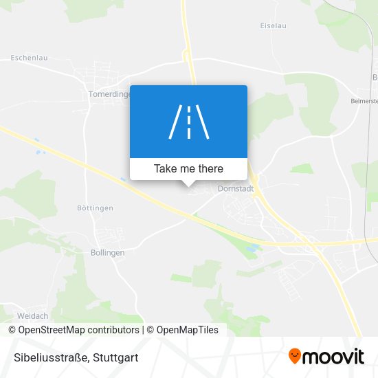 Sibeliusstraße map