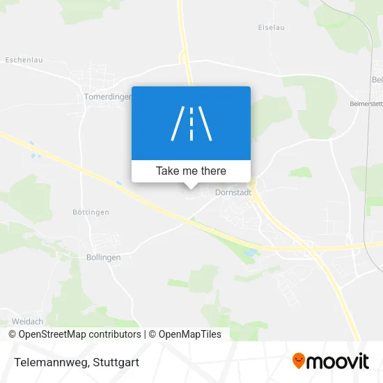 Карта Telemannweg