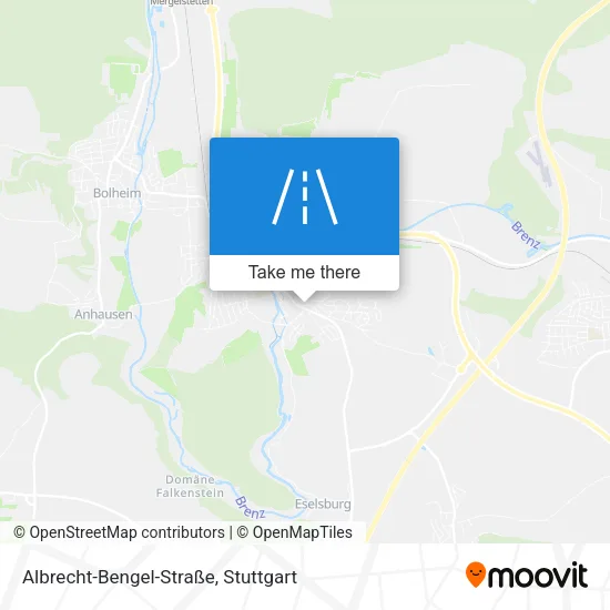 Карта Albrecht-Bengel-Straße