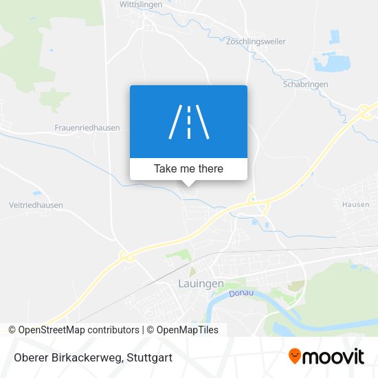 Oberer Birkackerweg map
