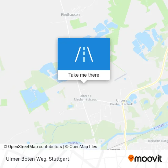 Карта Ulmer-Boten-Weg