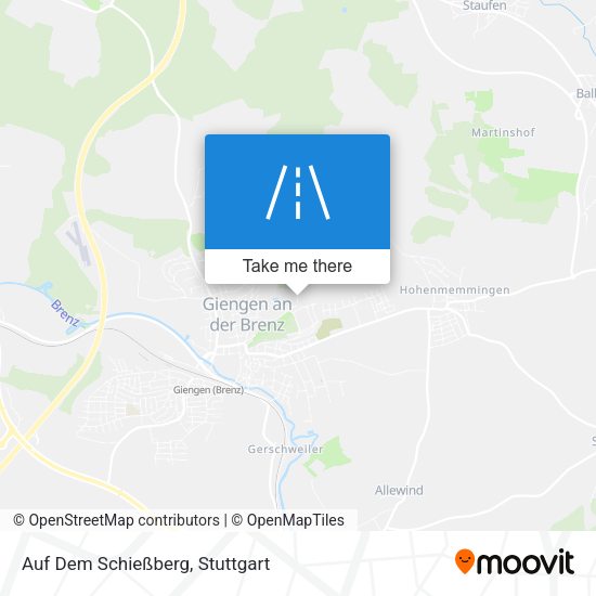 Карта Auf Dem Schießberg