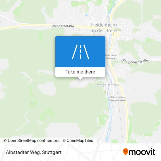 Карта Albstadter Weg