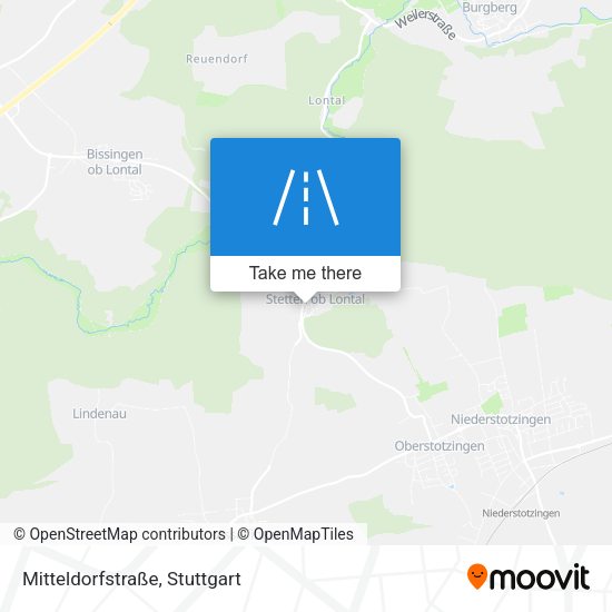 Mitteldorfstraße map