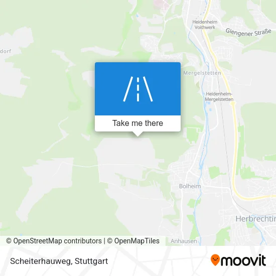 Карта Scheiterhauweg