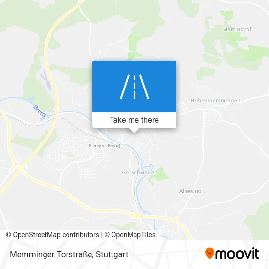 Карта Memminger Torstraße