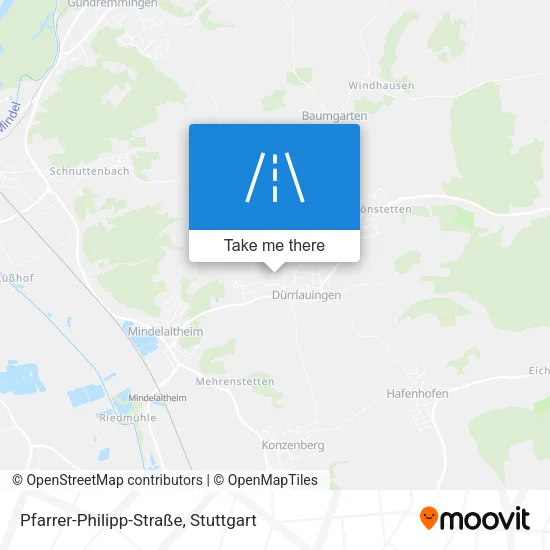 Карта Pfarrer-Philipp-Straße