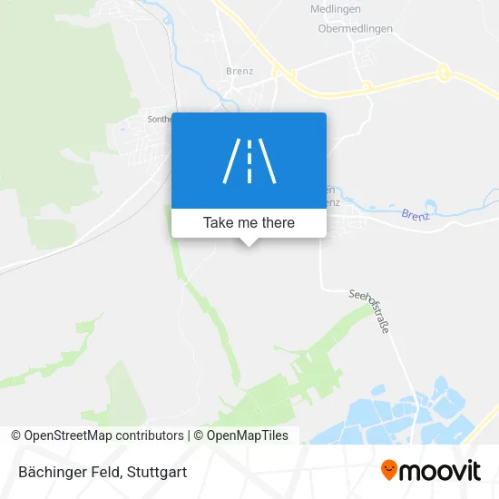 Карта Bächinger Feld