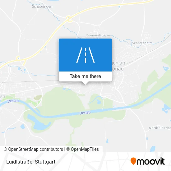Карта Luidlstraße
