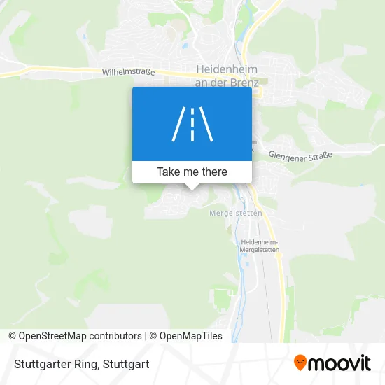 Карта Stuttgarter Ring