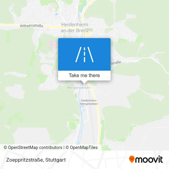 Карта Zoeppritzstraße