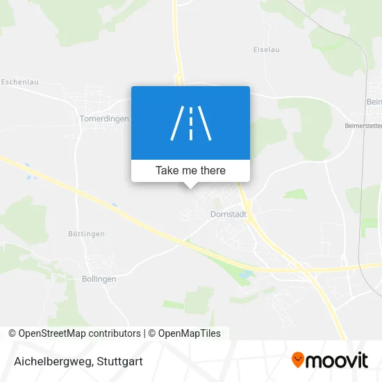 Карта Aichelbergweg