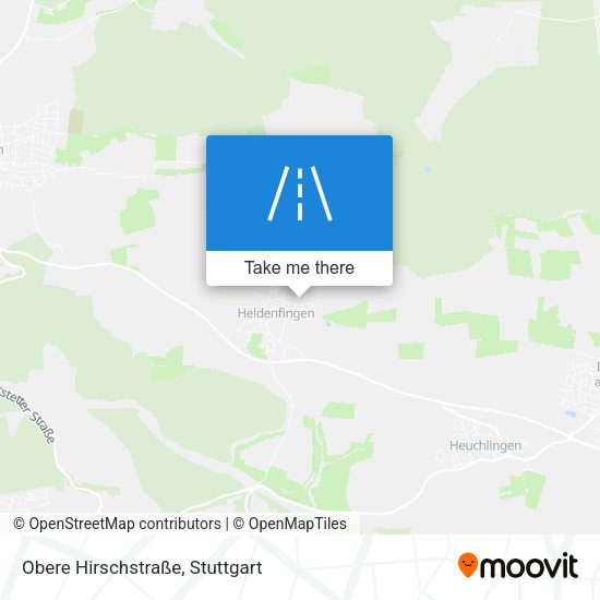 Obere Hirschstraße map