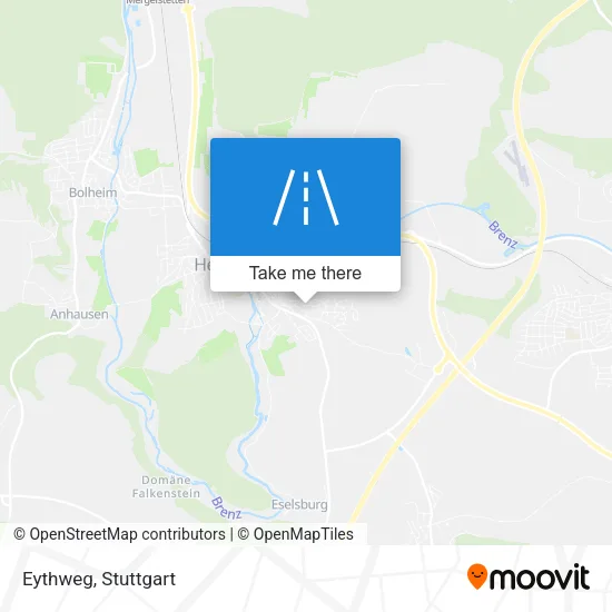 Карта Eythweg