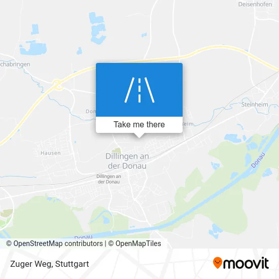 Карта Zuger Weg