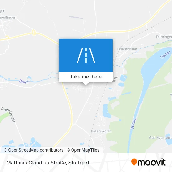 Карта Matthias-Claudius-Straße