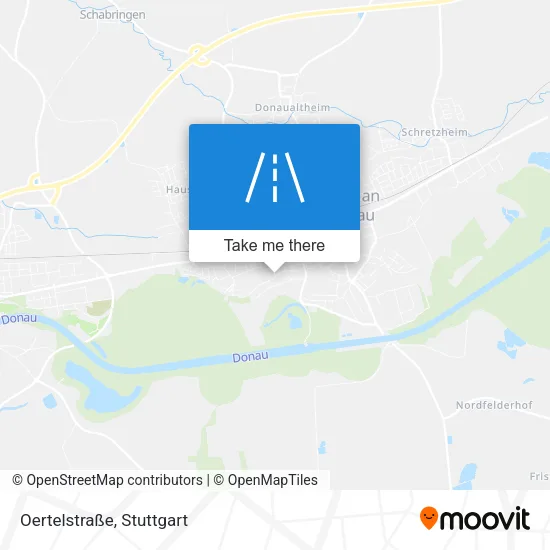 Карта Oertelstraße