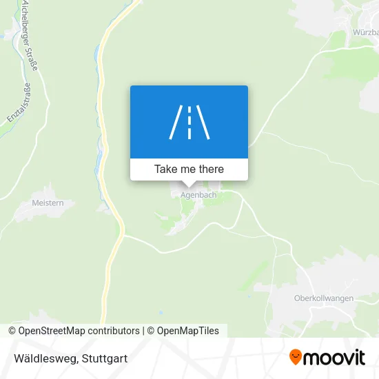 Карта Wäldlesweg