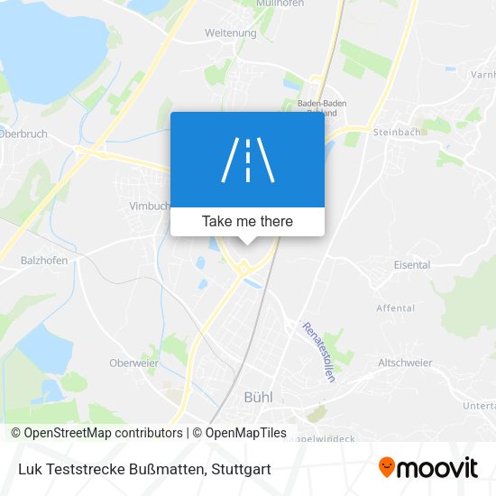 Карта Luk Teststrecke Bußmatten