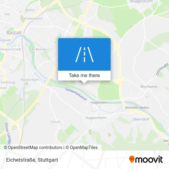 Карта Eichetstraße