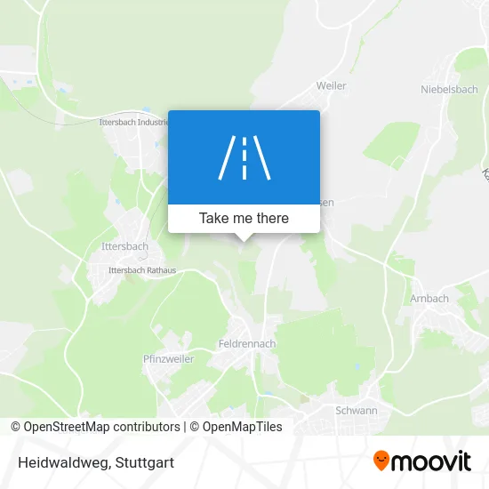 Карта Heidwaldweg