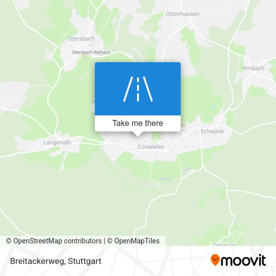 Карта Breitackerweg