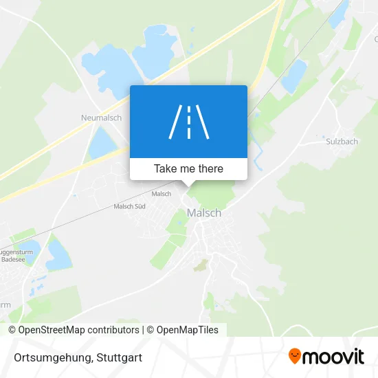 Карта Ortsumgehung